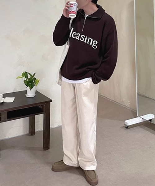 NOWLE（ノウル）の「【NOWLE】ワイドシルエット ドレープ コーデュロイ パンツ（その他パンツ・メンズ・ダークカーキ/オフホワイト・MEDIUM/SMALL/X-LARGE/LARGE）」の10枚目の写真