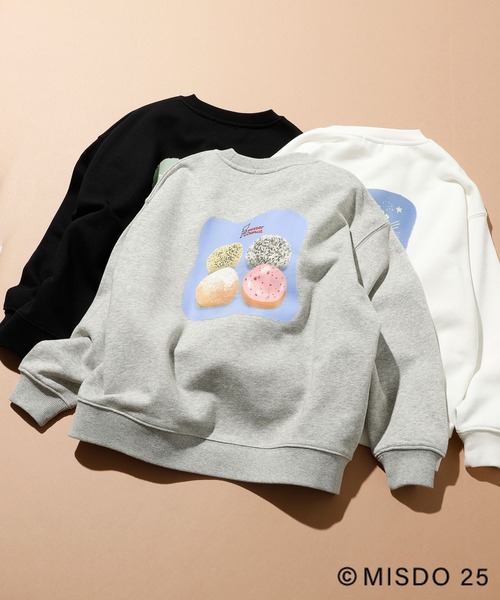 Mister Donut×LEPSIM イラストクループルオーバー 白 Mister Donut×LEPSIM】イラストクループルオーバー 白色 - メルカリ