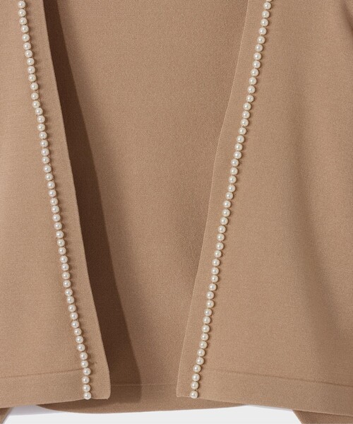 GRACE CLASS（グレースクラス）の「パールショートカーディガン（カーディガン/ボレロ・レディース・キャメル/ブラック・36）」の18枚目の写真