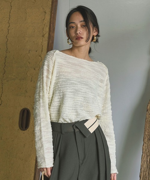 SLUB TOPS（Tシャツ/カットソー）｜marjour（マージュール）