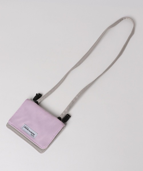 GLOBAL WORK（グローバルワーク）の「洗えるスクール移動ポケ/288812（ボディバッグ/ウエストポーチ・キッズ・ラベンダー/ブラック/ブラック系その他・ONE SIZE）」の2枚目の写真