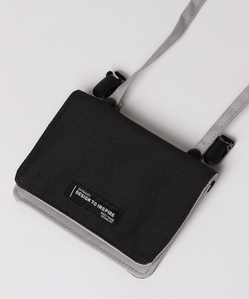 GLOBAL WORK（グローバルワーク）の「洗えるスクール移動ポケ/288812（ボディバッグ/ウエストポーチ・キッズ・ラベンダー/ブラック/ブラック系その他・ONE SIZE）」の7枚目の写真