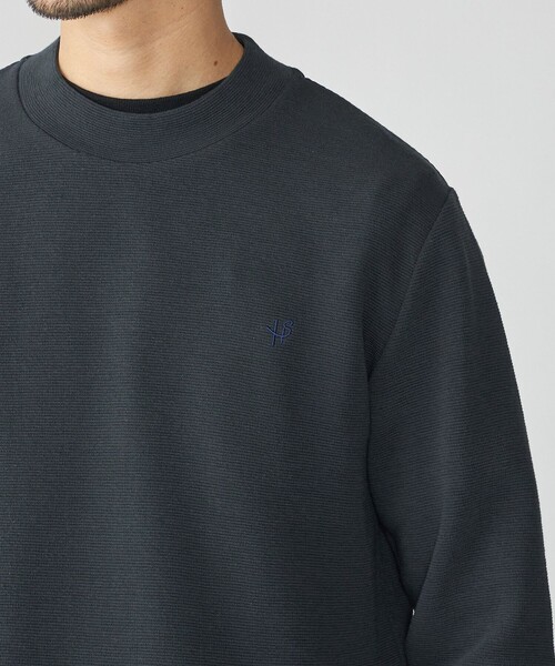 SHIPS(シップス)の「【WEB限定】SHIPS: ワンポイント ロゴ リップル モックネック ロングスリーブ Tシャツ(Tシャツ/カットソー・メンズ・ホワイト/ネイビー/ダークグレー・SMALL/MEDIUM/LARGE/X-LARGE)」の15枚目の写真