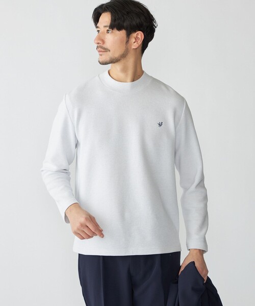 SHIPS(シップス)の「【WEB限定】SHIPS: ワンポイント ロゴ リップル モックネック ロングスリーブ Tシャツ(Tシャツ/カットソー・メンズ・ホワイト/ネイビー/ダークグレー・SMALL/MEDIUM/LARGE/X-LARGE)」の16枚目の写真