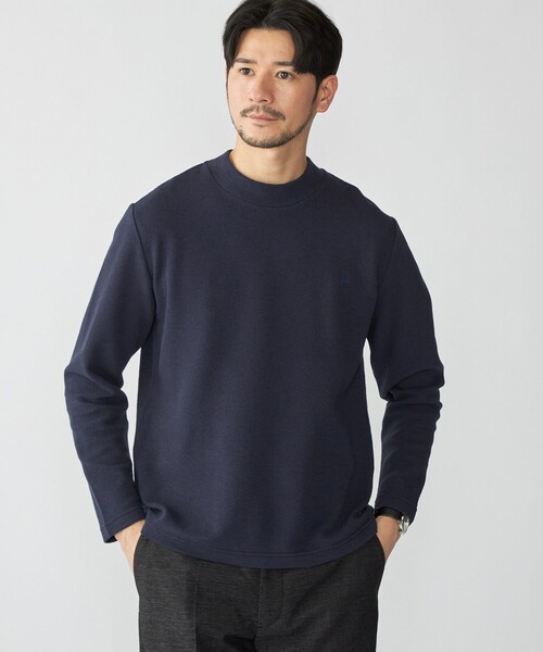 SHIPS(シップス)の「【WEB限定】SHIPS: ワンポイント ロゴ リップル モックネック ロングスリーブ Tシャツ(Tシャツ/カットソー・メンズ・ホワイト/ネイビー/ダークグレー・SMALL/MEDIUM/LARGE/X-LARGE)」の18枚目の写真