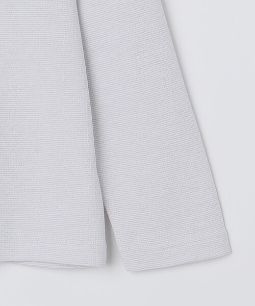 SHIPS(シップス)の「【WEB限定】SHIPS: ワンポイント ロゴ リップル モックネック ロングスリーブ Tシャツ(Tシャツ/カットソー・メンズ・ホワイト/ネイビー/ダークグレー・SMALL/MEDIUM/LARGE/X-LARGE)」の22枚目の写真