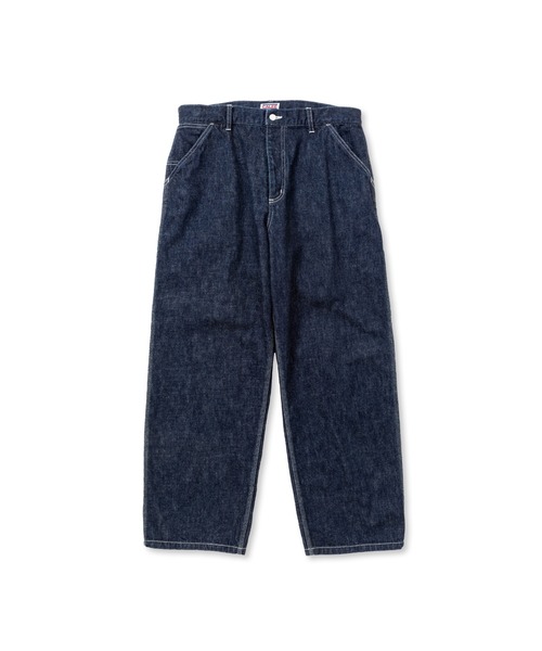 CALEE(キャリー)の「VINTAGE REPRODUCT DENIM PAINTER PANTS <OW>(デニムパンツ・メンズ・インディゴブルー・MEDIUM/LARGE)」の10枚目の写真