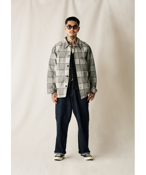 CALEE(キャリー)の「VINTAGE REPRODUCT DENIM PAINTER PANTS <OW>(デニムパンツ・メンズ・インディゴブルー・MEDIUM/LARGE)」の11枚目の写真