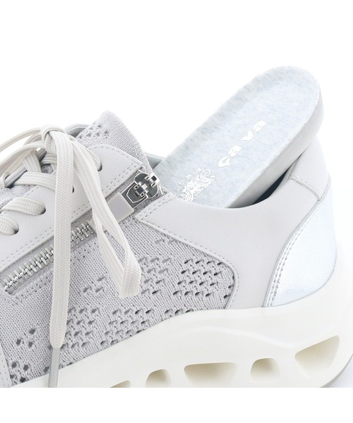 cava cava（サヴァサヴァ）の「ニットスニーカー　1320665（スニーカー・レディース・ホワイト/ブラック・L/M/LL/S）」の22枚目の写真