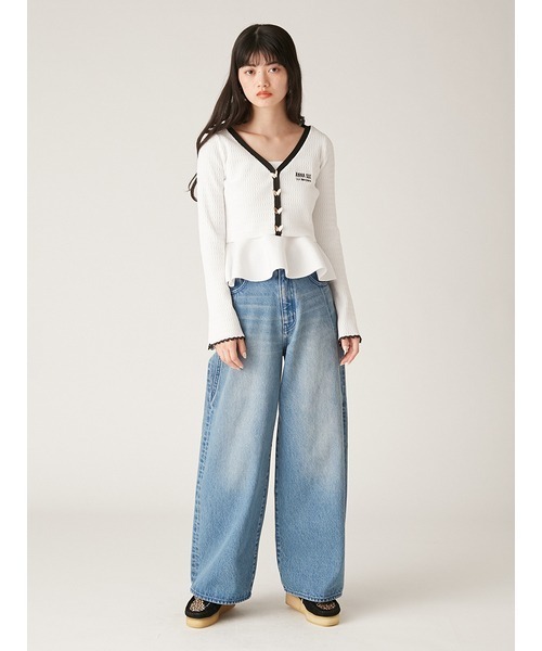 ANNA SUI×リリーブラウン カーディガン＆ペプラムキャミソール