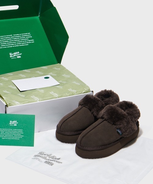 ROCKFISH WEATHERWEAR(ロックフィッシュウェザーウェア)の「CLOUDY FLATFORM FUR SLINGBACK(スリッポン・レディース・ブラック/モカ/ベージュ/ベージュ系/チョコ・23.0cm/24.0cm/25.0cm)」の12枚目の写真