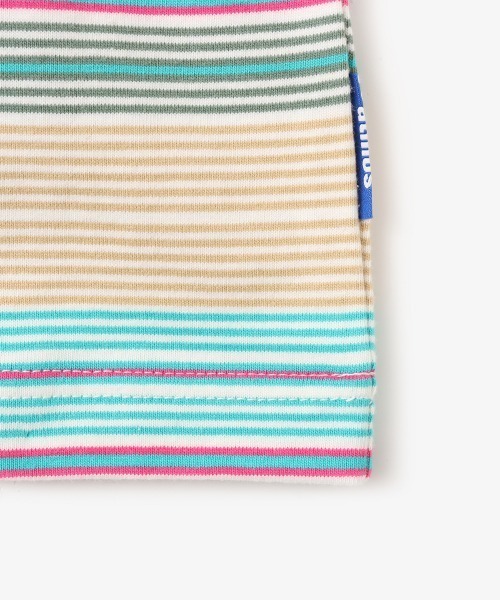 atmos(アトモス)の「atmos Multi-color Border T-shirt / アトモス マルチカラー ボーダー Tシャツ(Tシャツ/カットソー・メンズ・ブラック/グリーン・XL/L/M)」の11枚目の写真