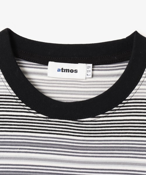 atmos(アトモス)の「atmos Multi-color Border T-shirt / アトモス マルチカラー ボーダー Tシャツ(Tシャツ/カットソー・メンズ・ブラック/グリーン・XL/L/M)」の5枚目の写真