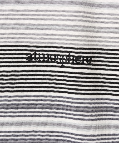 atmos(アトモス)の「atmos Multi-color Border T-shirt / アトモス マルチカラー ボーダー Tシャツ(Tシャツ/カットソー・メンズ・ブラック/グリーン・XL/L/M)」の6枚目の写真