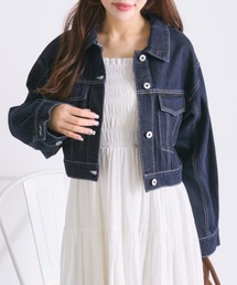 OLIVE des OLIVE | クロップドGジャン(デニムジャケット)