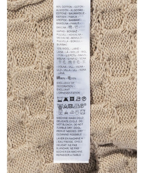 Levi's（リーバイス）の「Levi's/リーバイス ケーブルニット ベスト（ベスト・レディース・ベージュ・M/S/XS）」の3枚目の写真