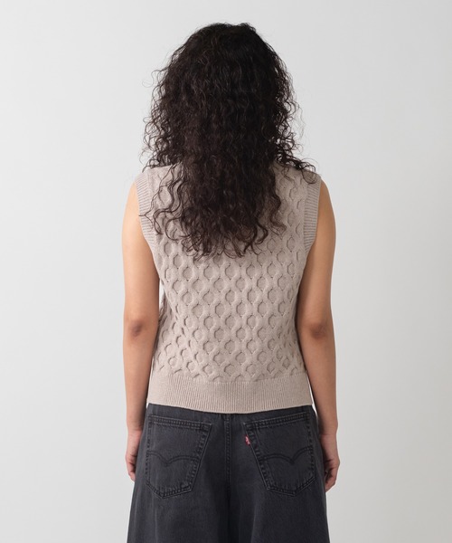 Levi's（リーバイス）の「Levi's/リーバイス ケーブルニット ベスト（ベスト・レディース・ベージュ・M/S/XS）」の10枚目の写真