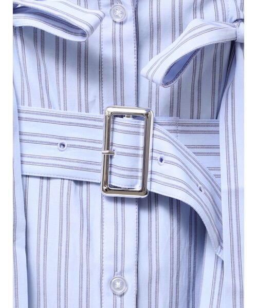 jouetie（ジュエティ）の「【再入荷】ギャザーリボンロングシャツワンピース 夏服（ワンピース・レディース・ピンク/レッド/ブルー・MEDIUM）」の16枚目の写真