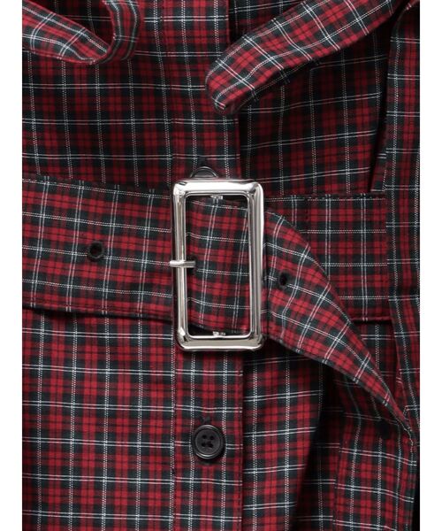 jouetie（ジュエティ）の「【再入荷】ギャザーリボンロングシャツワンピース 夏服（ワンピース・レディース・ピンク/レッド/ブルー・MEDIUM）」の15枚目の写真