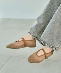 LAKOLE | メッシュコンビフラットパンプス / 290718(パンプス)