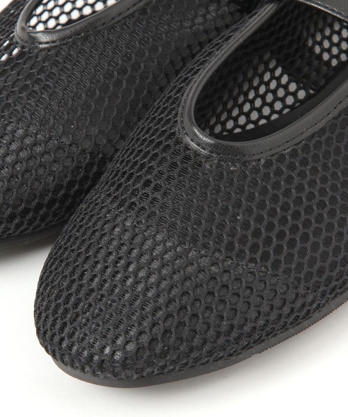 LAKOLE（ラコレ）の「メッシュコンビフラットパンプス / 290718（パンプス・レディース・ベージュ/ブラック・MEDIUM/LARGE）」の10枚目の写真