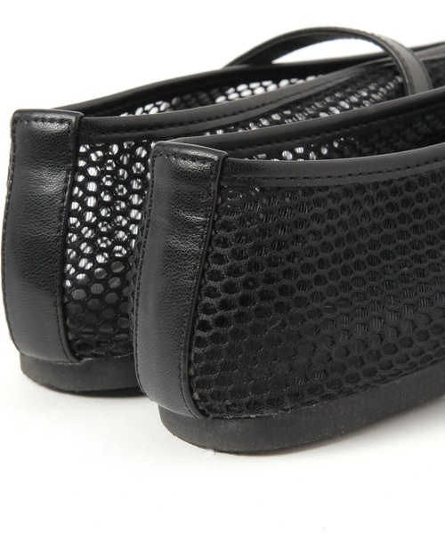 LAKOLE（ラコレ）の「メッシュコンビフラットパンプス / 290718（パンプス・レディース・ベージュ/ブラック・MEDIUM/LARGE）」の12枚目の写真