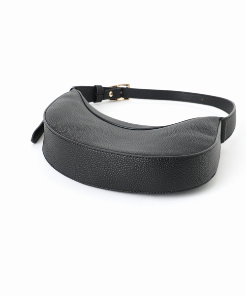 VELETTO（ベレット）の「VELETTO/ベレット SLOBE別注 ハーフムーンバッグ（ショルダーバッグ・レディース・ブラック/ベージュ・FREE）」の10枚目の写真