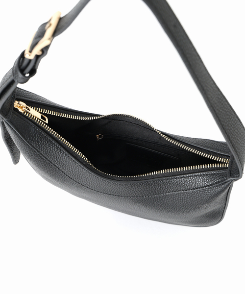VELETTO（ベレット）の「VELETTO/ベレット SLOBE別注 ハーフムーンバッグ（ショルダーバッグ・レディース・ブラック/ベージュ・FREE）」の11枚目の写真