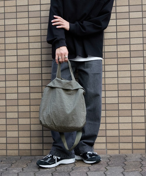 ZOZO限定】2WAY NYLON TOTE SHOULDER / ツーウェイナイロントート