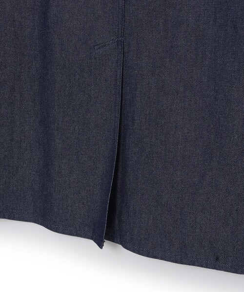 MACKINTOSH PHILOSOPHY（ﾏｯｷﾝﾄｯｼｭ ﾌｨﾛｿﾌｨｰ）の「GREY LABEL デニムロングスカート（デニムスカート・レディース・ダークネイビー/ホワイト・1/2）」の8枚目の写真