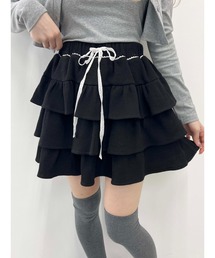 PHILLY | 【2025春夏新作★】ワッフルティアードミニスカート(スカート)