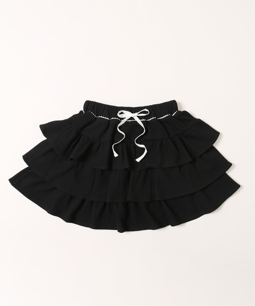 PHILLY(フィリー)の「【2025春夏新作★】ワッフルティアードミニスカート(スカート・レディース・グレー/アイボリー/ブラック・FREE)」の18枚目の写真