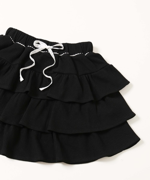 PHILLY(フィリー)の「【2025春夏新作★】ワッフルティアードミニスカート(スカート・レディース・グレー/アイボリー/ブラック・FREE)」の15枚目の写真