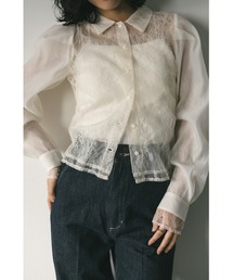 STYLEMIXER | レースレイヤーシャツ(シャツ/ブラウス)