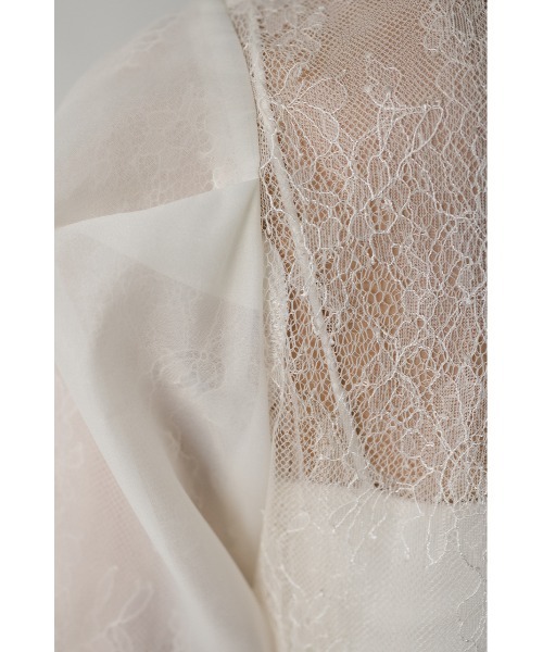 STYLEMIXER（スタイルミキサー）の「レースレイヤーシャツ（シャツ/ブラウス・レディース・ブラック/アイボリー・FREE）」の10枚目の写真