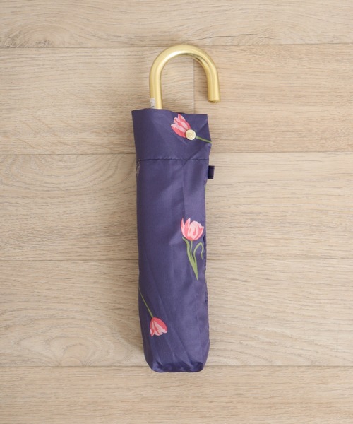 FUNALIVE(ファンアライブ)の「ガラガラ折りたたみ雨傘 曲がり手元(折りたたみ傘・メンズ・オフホワイト/グレー/ブルー/ブラック/ネイビー/ホワイト/ピンク/ピンク系・FREE)」の21枚目の写真