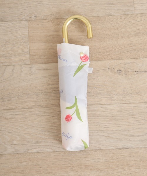 FUNALIVE(ファンアライブ)の「ガラガラ折りたたみ雨傘 曲がり手元(折りたたみ傘・メンズ・オフホワイト/グレー/ブルー/ブラック/ネイビー/ホワイト/ピンク/ピンク系・FREE)」の19枚目の写真