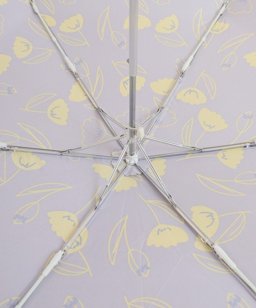 FUNALIVE(ファンアライブ)の「ガラガラ折りたたみ雨傘 曲がり手元(折りたたみ傘・メンズ・オフホワイト/グレー/ブルー/ブラック/ネイビー/ホワイト/ピンク/ピンク系・FREE)」の10枚目の写真