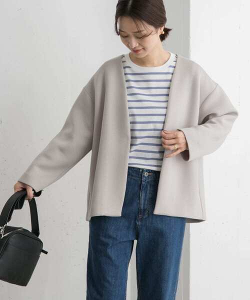 未使用　アーバンリサーチドアーズ　ノーカラージャケット Mサイズ キルトノーカラージャケット（ノーカラージャケット）｜URBAN