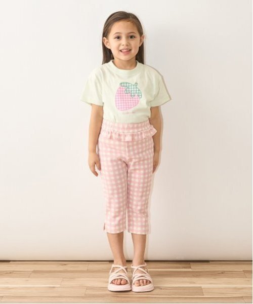 Lycee mine(リセマイン)の「【ソフトコットン】選べる9パターンオリジナルプリントTシャツ(Tシャツ/カットソー・キッズ・ライトブルー/ネイビー/オフホワイト/ライトグリーン/クリーム/トップグレー/ラベンダー/ライトピンク/ライラック・110cm/120cm/130cm/150cm/100cm/140cm)」の13枚目の写真