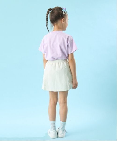 Lycee mine(リセマイン)の「【ソフトコットン】選べる9パターンオリジナルプリントTシャツ(Tシャツ/カットソー・キッズ・ライトブルー/ネイビー/オフホワイト/ライトグリーン/クリーム/トップグレー/ラベンダー/ライトピンク/ライラック・110cm/120cm/130cm/150cm/100cm/140cm)」の16枚目の写真