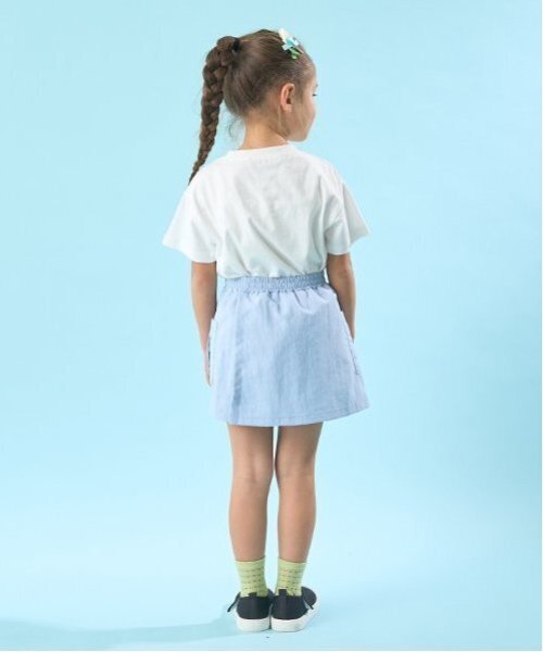 Lycee mine（リセマイン）の「【ソフトコットン】選べる9パターンオリジナルプリントTシャツ（Tシャツ/カットソー・キッズ・ライトブルー/ネイビー/オフホワイト/ライトグリーン/クリーム/トップグレー/ラベンダー/ライトピンク/ライラック・110cm/120cm/130cm/150cm/100cm/140cm）」の10枚目の写真