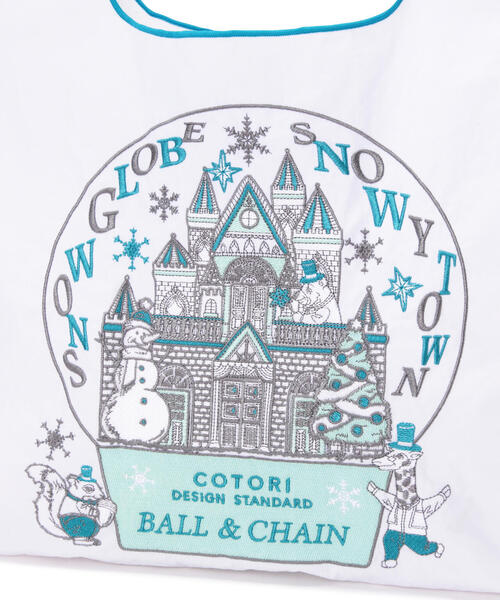 Ball&Chain(ボールアンドチェーン)の「Ball&Chain(ボールアンドチェーン) COTORI.snow glove /Mサイズ(エコバッグ/サブバッグ・レディース・ホワイト・F)」の6枚目の写真