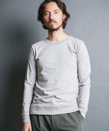 VINTAGE RAFFY KNITSAW CTN C/N L/S:ヴィンテージ ラフィーコットン ニットソー クルーネック ロングスリーブ