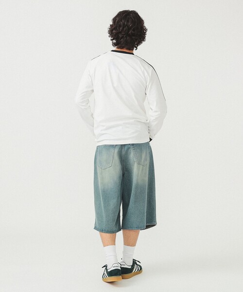 adidas（アディダス）の「adidas / アディカラー クラシックス スリーストライプス ロングスリーブ Tシャツ（Tシャツ/カットソー・メンズ・ブラック/ホワイト・X-LARGE/MEDIUM/LARGE/XX-LARGE）」の11枚目の写真