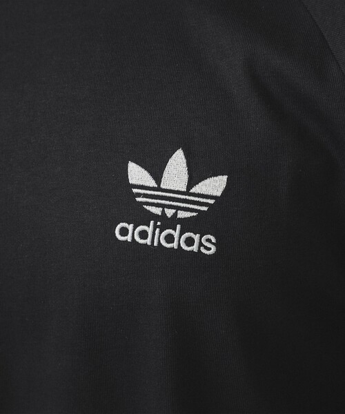 adidas（アディダス）の「adidas / アディカラー クラシックス スリーストライプス ロングスリーブ Tシャツ（Tシャツ/カットソー・メンズ・ブラック/ホワイト・X-LARGE/MEDIUM/LARGE/XX-LARGE）」の22枚目の写真