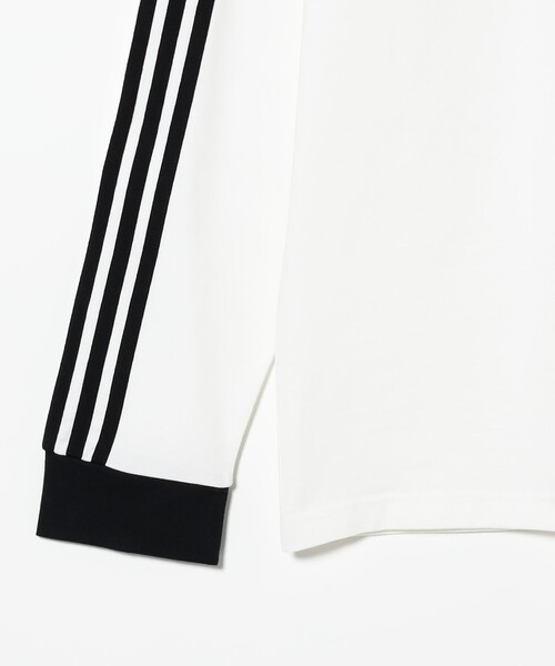 adidas（アディダス）の「adidas / アディカラー クラシックス スリーストライプス ロングスリーブ Tシャツ（Tシャツ/カットソー・メンズ・ブラック/ホワイト・X-LARGE/MEDIUM/LARGE/XX-LARGE）」の3枚目の写真
