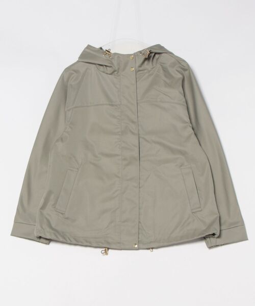 SOFFITTO(ソフィット)の「テフロン加工(汚れ防止加工)マウンテンパーカー(取り扱い店舗限定)(マウンテンパーカー・レディース・ネイビー/グレイッシュベージュ/オリーブ・FREE)」の3枚目の写真
