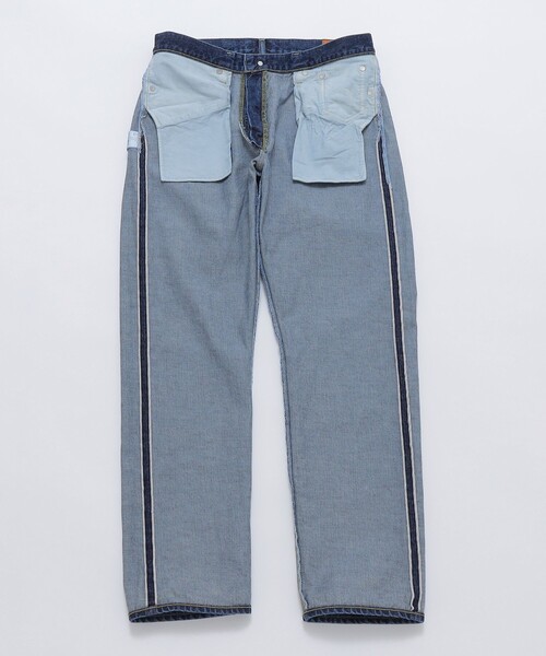 SHIPS(シップス)の「SHIPS: ベーシック 5ポケット ブリーチ デニム パンツ(その他パンツ・メンズ・ロイヤルブルー・SMALL/MEDIUM/LARGE)」の2枚目の写真