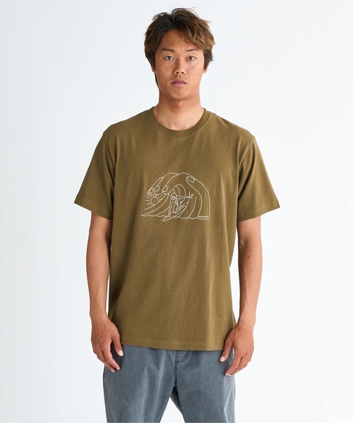 Quiksilver（クイックシルバー）の「FREEDOM SWELL ST /クイックシルバーグラフィック半袖Tシャツ（Tシャツ/カットソー・メンズ・ミント/ホワイト/ブラック/グリーン・MEDIUM/LARGE/SMALL/X-LARGE）」の3枚目の写真
